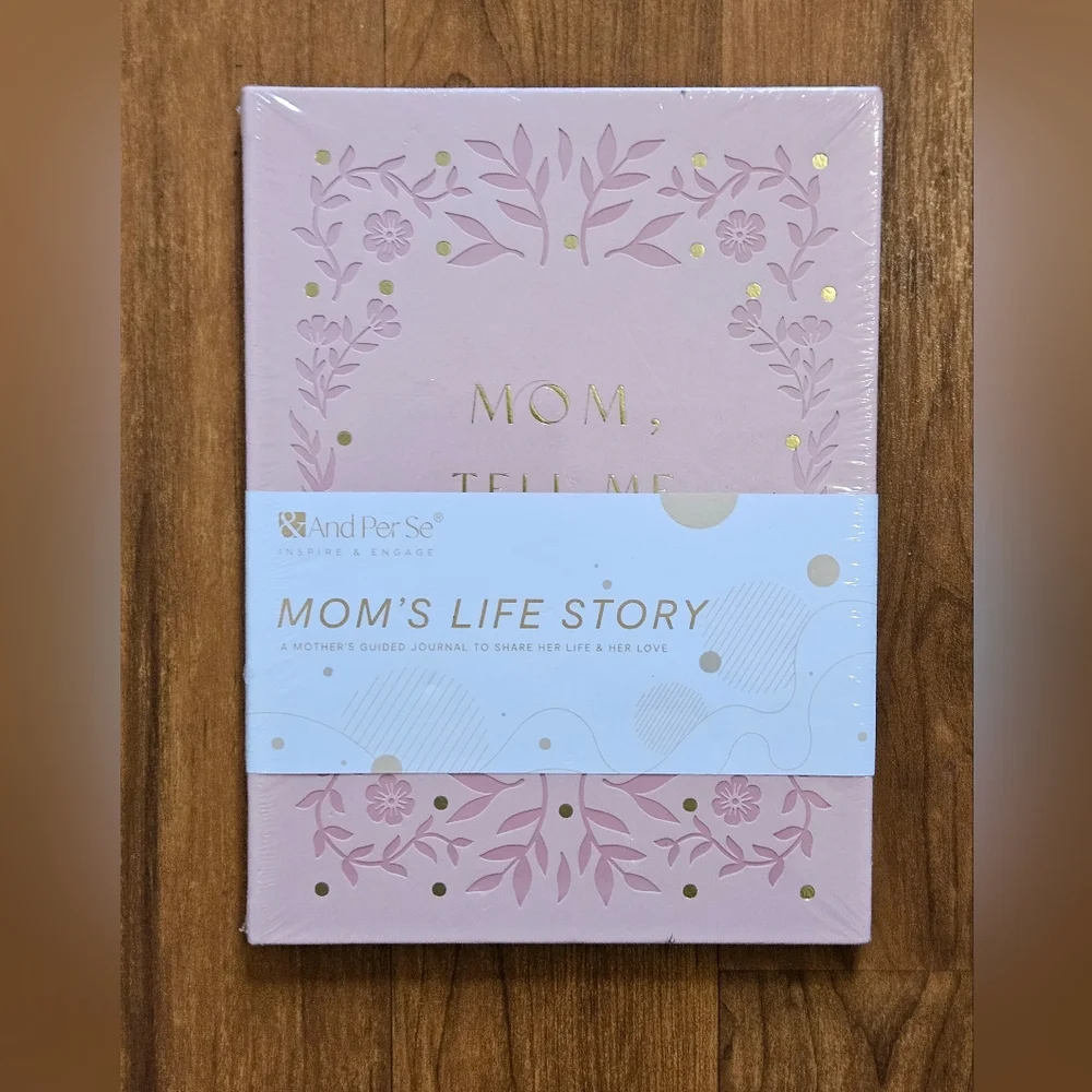 Pink Floral Mom's Life Story Journal